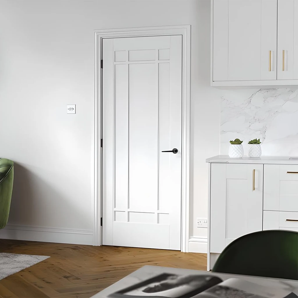 LPD Manhattan White Primed Plus Fire Door FD30-life style