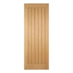LPD Mexicano Oak Square Cut Vertical Grooves Pre-Finished FD30 Internal Fire Door