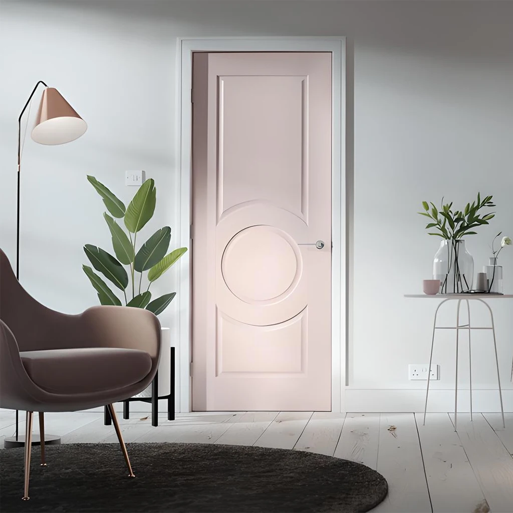 LPD Montpellier White Primed Fire Door FD30-life style