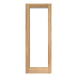 LPD Pattern 10 Oak 1 Lite Clear Glazed Unfinished FD30 Internal Fire Door