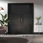 LPD Seis Black Pre-Finished Fire Door FD30-life style