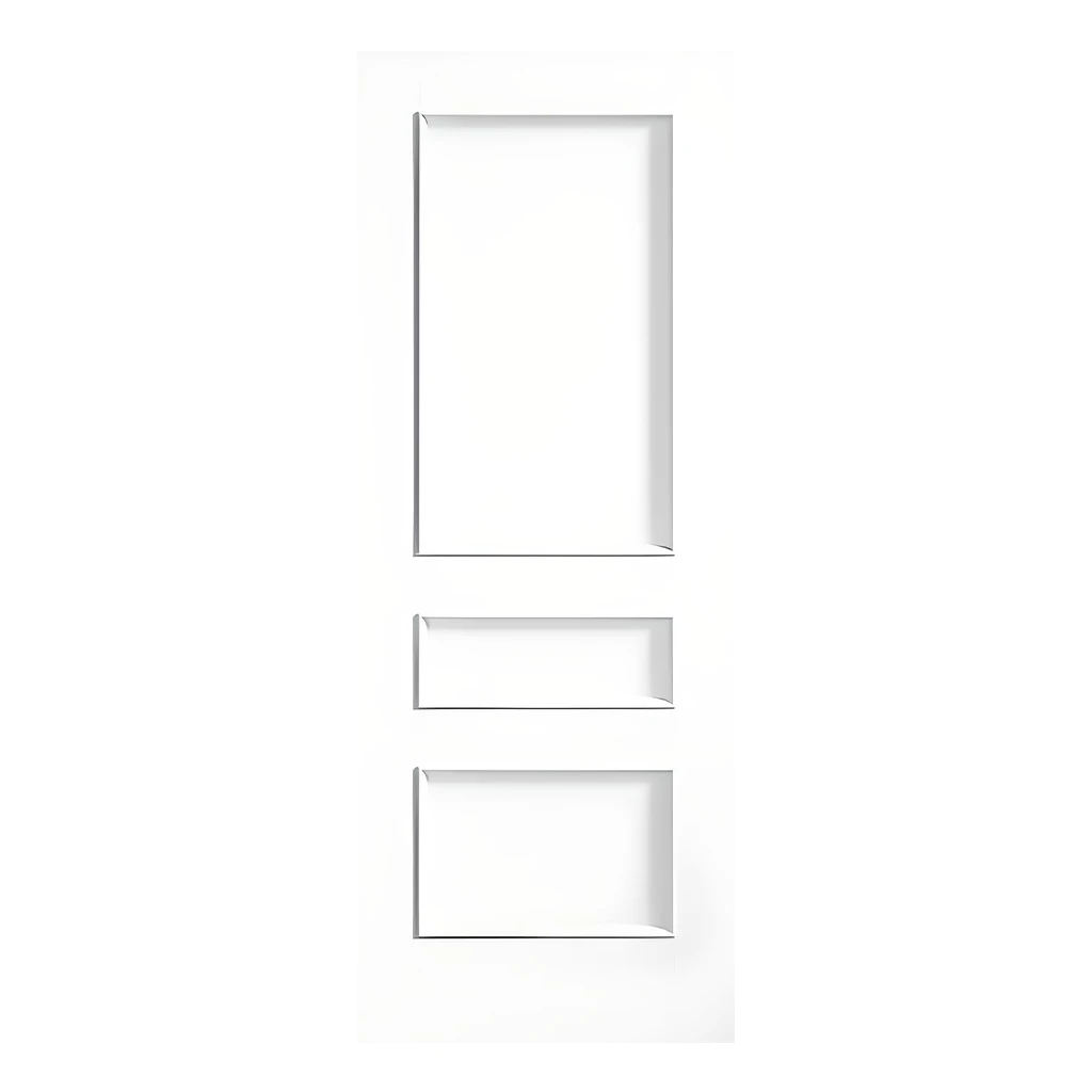 LPD Toledo 3 Panel White Primed Fire Door FD30