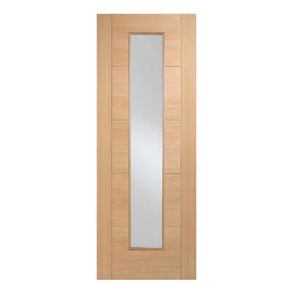 LPD Vancouver Long Light Oak Pre-Finished Fire Door FD30