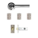 Deanta Arcadia Polished Chrome Handle Pack-Zdoors