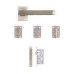 Deanta Argo Urban Satin Nickel Chrome Handle Pack-Zdoors
