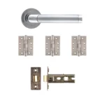 Deanta Augustus Matt Polished Chrome Handle Pack