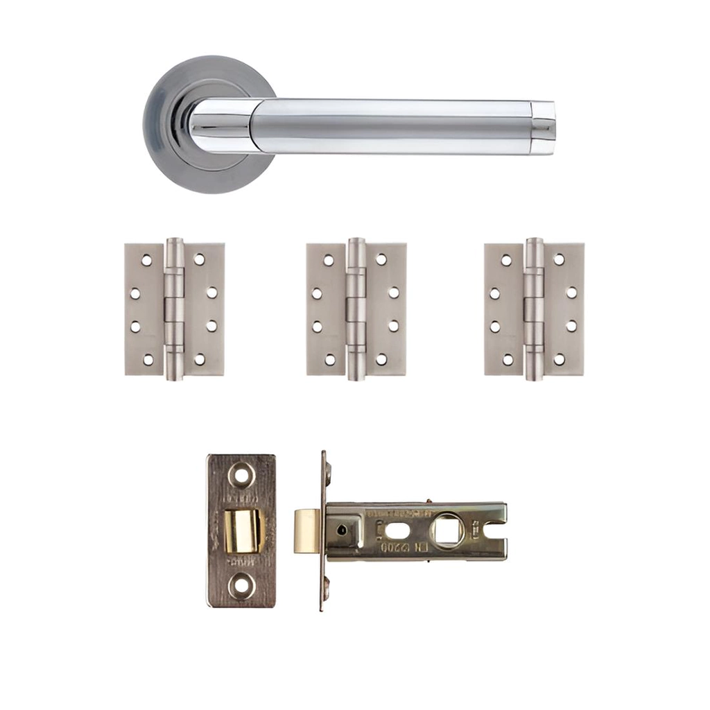 Deanta Augustus Matt Polished Chrome Handle Pack