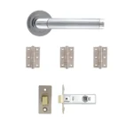 Deanta Augustus Matt Polished Chrome Handle Pack