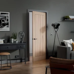 LPD Belize Oak Pre-Finished Fire Door FD30-Life Style