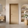 LPD Carini Oak 7 Panel Unfinished FD30 Internal Fire Door lifestyle