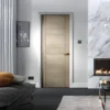 LPD Edmonton Light Grey Ladder Pre-Finished FD30 Internal Fire Door lifestyle