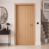 LPD Flush Oak Plain Pre-Finished FD30 Internal Fire Door lifestyle