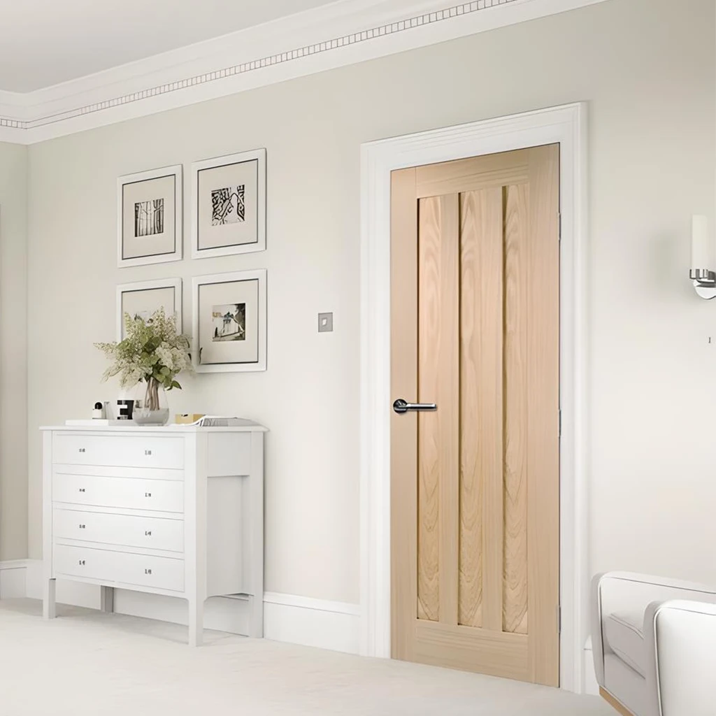 LPD Idaho 3 Panel Oak Pre-Finished Fire Door FD30-Life Style