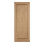 LPD Inlay Oak 1 Panel Grooved Walnut Inlay Pre-Finished FD30 Internal Fire Door