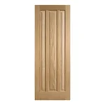 LPD Kilburn Oak 3 Panel Unfinished FD30 Internal Fire Door