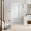 LPD Knightsbridge White 2 Panel Cricket Bat Raised Moulded Primed Plus FD30 Internal Fire Door lifestyle