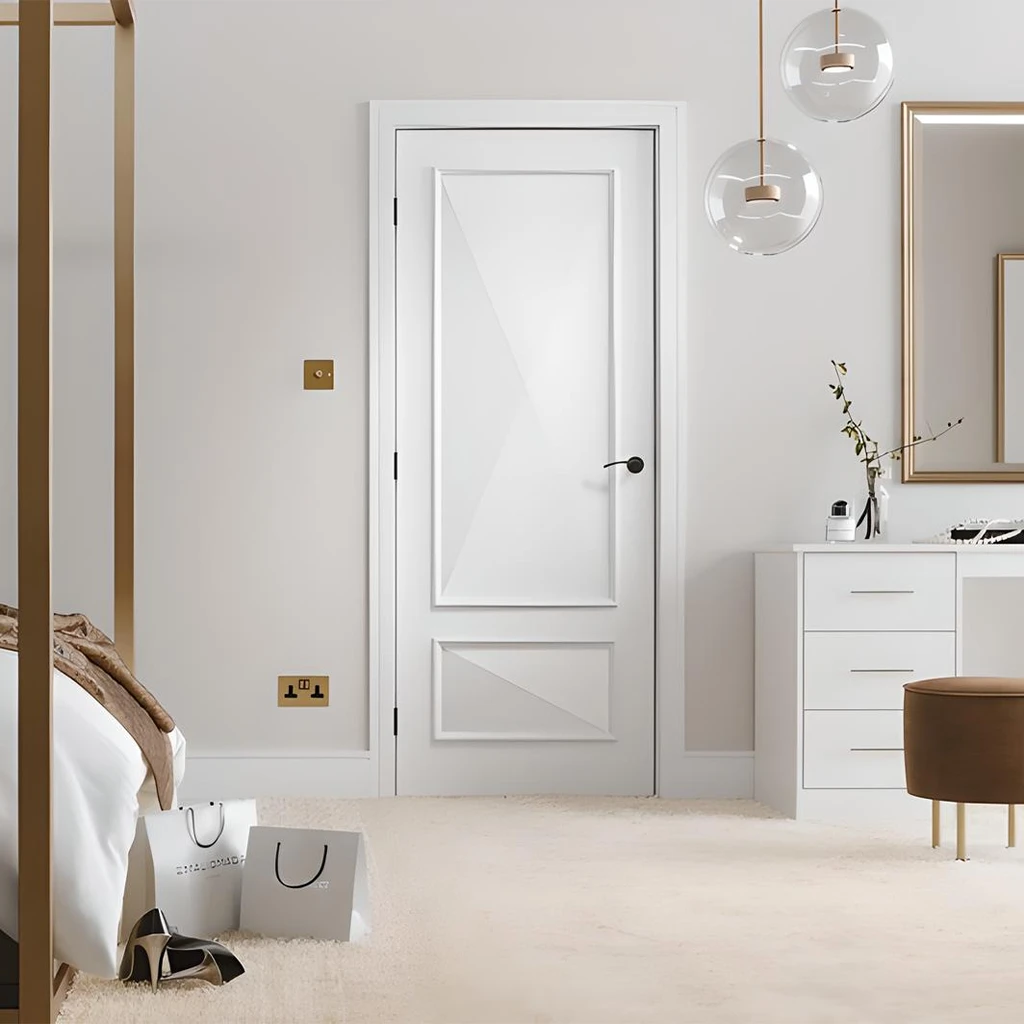 LPD Knightsbridge White Primed Fire Door FD30-Life Style