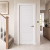 LPD Ladder White 4 Panel V-Grooved Moulded Primed FD30 Internal Fire Door lifestyle