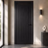 LPD Mexicano Black 5 Panel Pre-Finished FD30 Internal Fire Door lifestyle