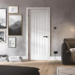 LPD Mexicano White Primed Fire Door FD30-Life Style