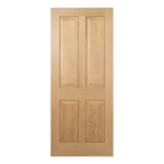LPD Regency Natural Oak 4 Panel Raised Unfinished FD30 Internal Fire Door