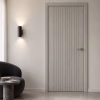 LPD Sydney Light Grey Vertical Grooved Pre-Finished Laminate FD30 Internal Fire Door
