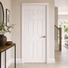 LPD Textured 6P White 6 Panel Raised Textured Moulded Primed FD30 Internal Fire Door lifestyle