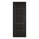LPD Vancouver Dark Grey 5 Panel Ladder Pre-Finished Laminate FD30 Internal Fire Door