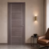 LPD Vancouver Medium Grey 5 Panel Pre-Finished Laminate FD30 Internal Fire Door