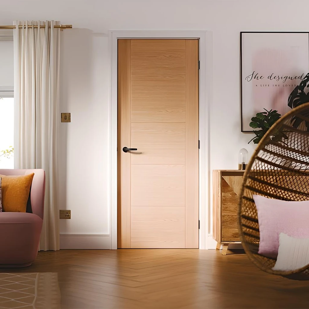 LPD Vancouver Oak Pre-Finished Fire Door FD60-Life Style