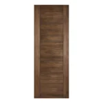 LPD Vancouver Walnut 5 Panel Pre-Finished Laminate FD30 Internal Fire Door