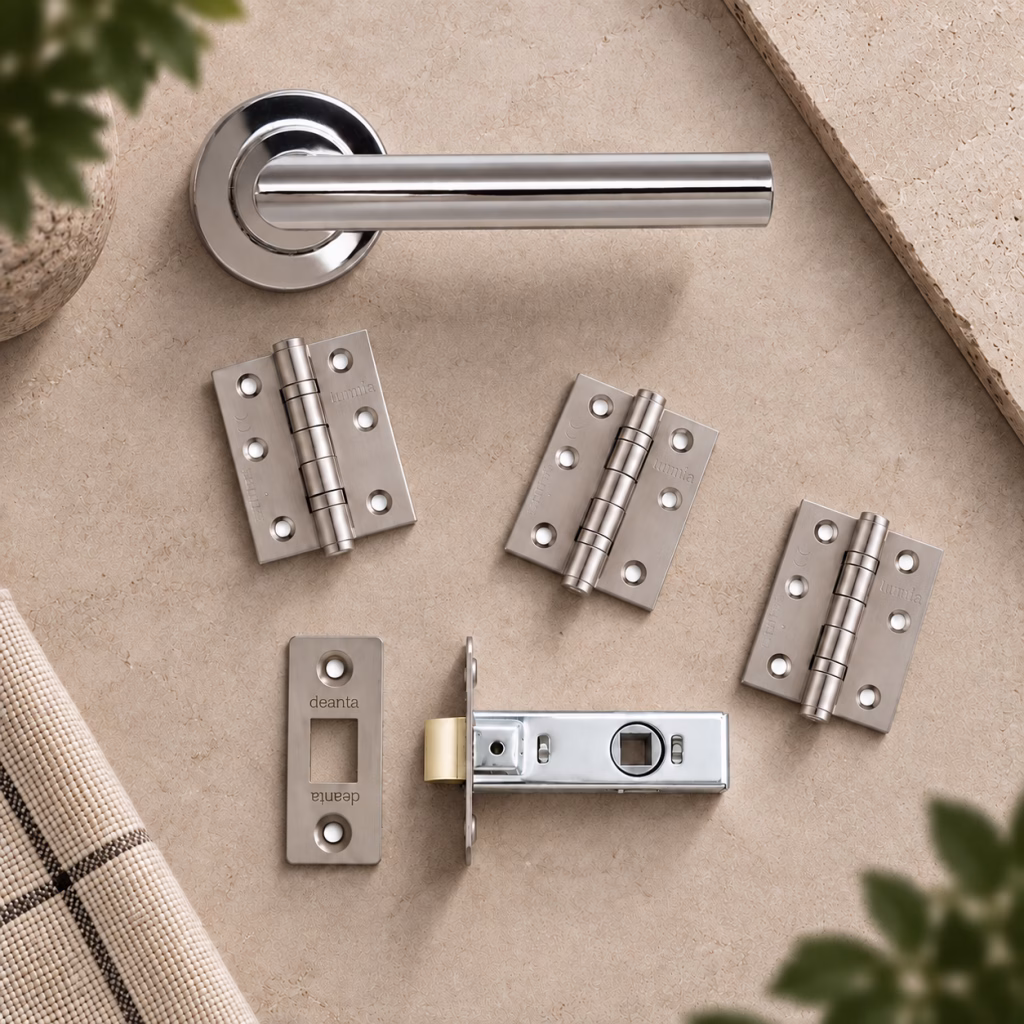 Deanta Ares Polished Chrome Handle Pack