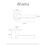 Deanta Ares Polished Chrome Handle-Zdoors