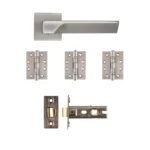 Deanta Athens Satin Nickel Handle Pack-Zdoors