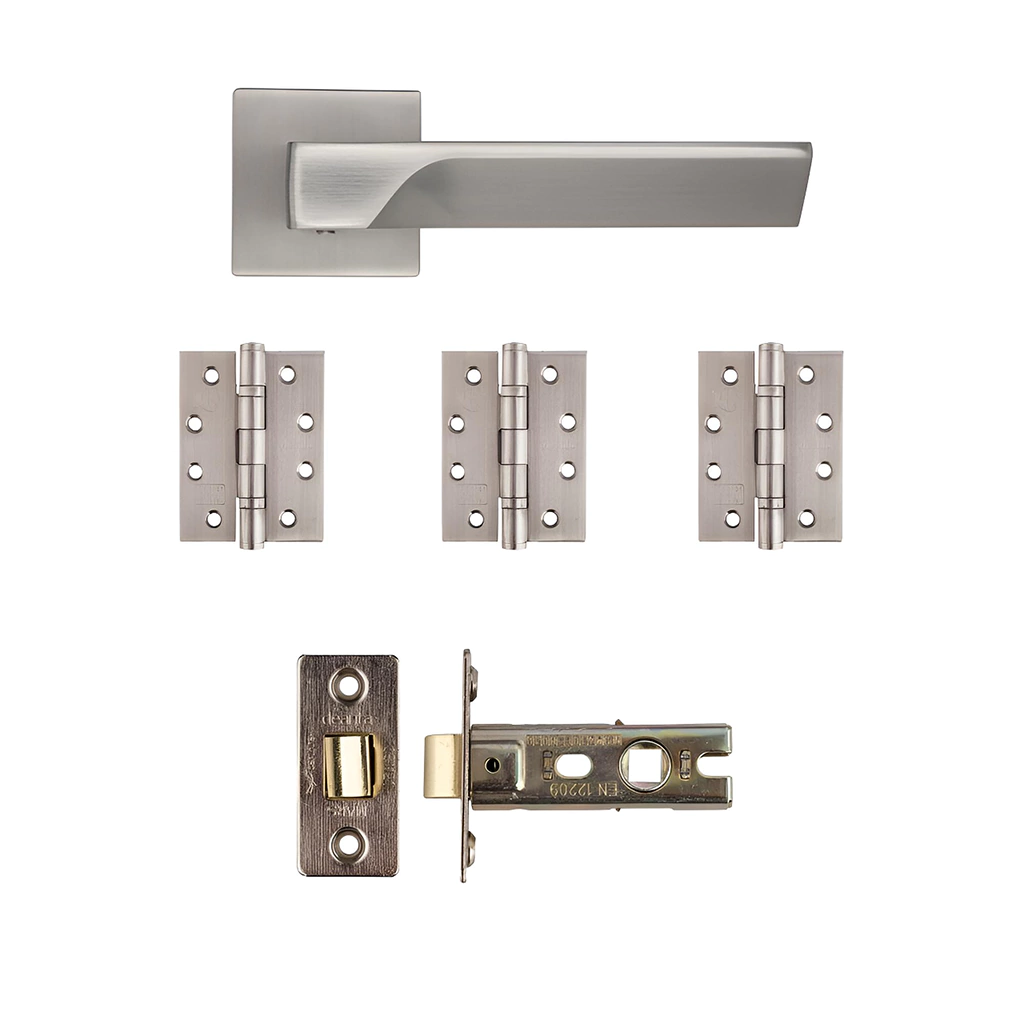 Deanta Athens Satin Nickel Handle Pack-Zdoors