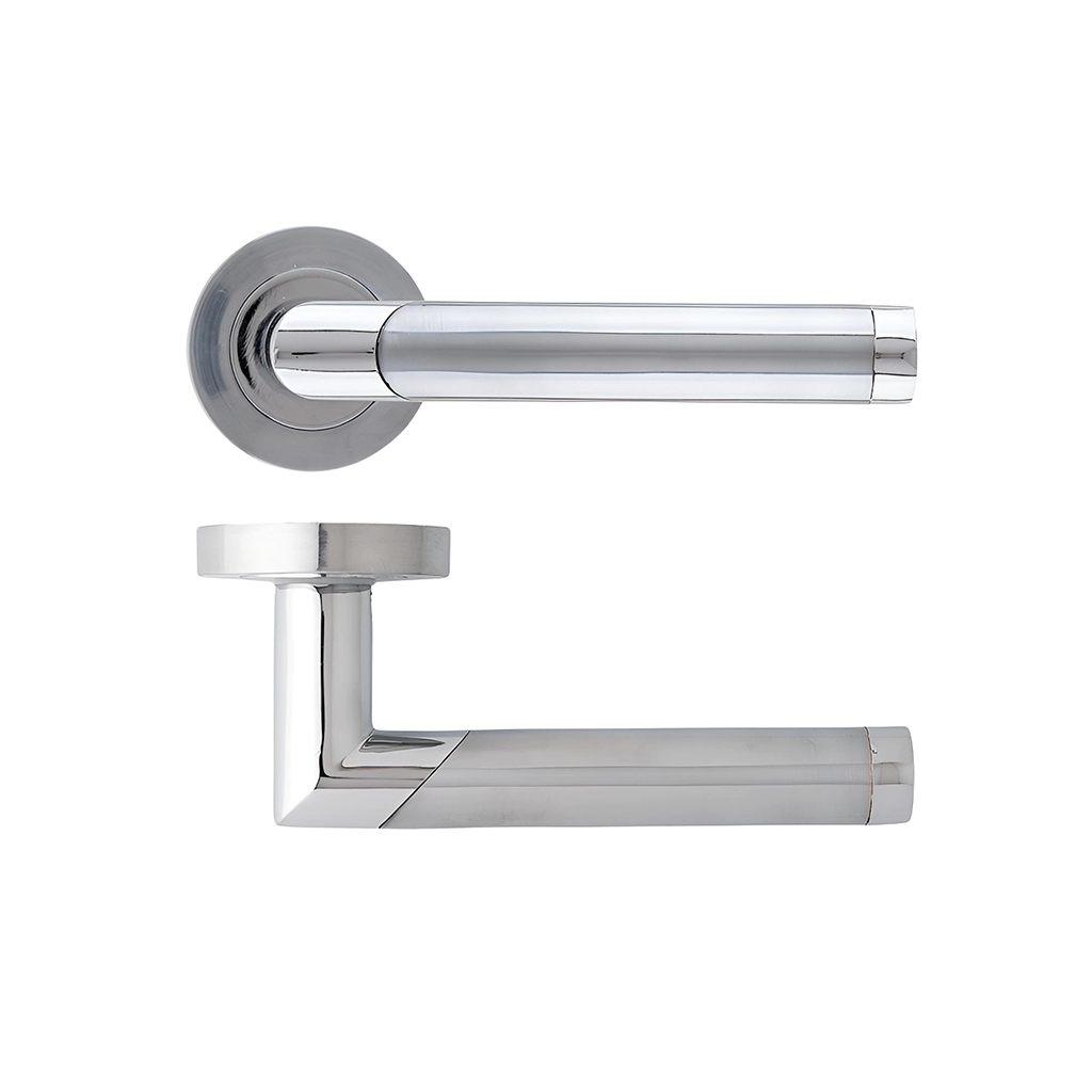 Deanta Augustus Matt Polished Chrome Handle-Zdoors