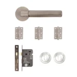 Deanta Delphi Satin Nickel Privacy Handle Pack3-Zdoors