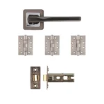 Deanta Hadrian Matt Satin Black Handle Pack-Zdoors