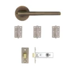 Deanta Ithaca Matt Antique Brass Handle Pack-1
