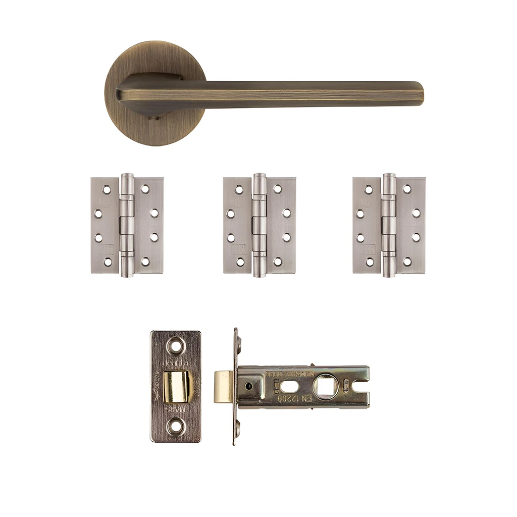 Deanta Ithaca Matt Antique Brass Handle Pack