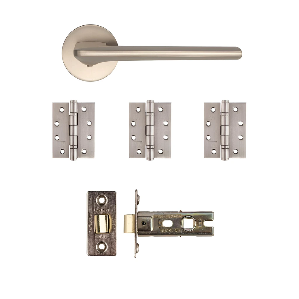 Deanta Ithaca Satin Nickel Handle Pack