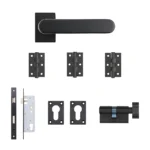 Deanta Juno Urban Matt Black Privacy Handle Pack