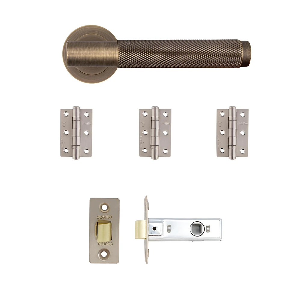 Deanta Sparta Matt Antique Brass Handle Pack-1