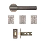 Deanta Sparta Matt Satin Black Nickel Handle Pack