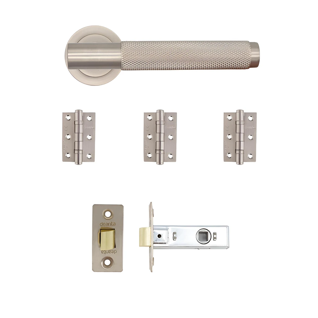 Deanta Sparta Satin Nickel Handle Pack-1