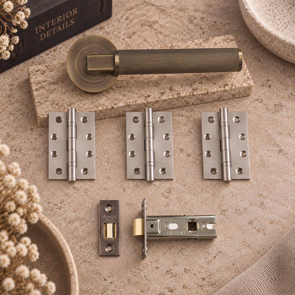 Deanta Delphi Matt Antique Brass Handle Pack