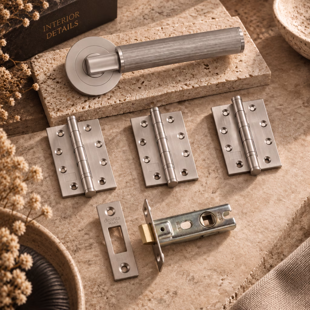 Deanta Delphi Satin Nickel Handle Pack