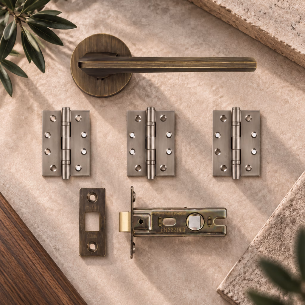 Deanta Ithaca Matt Antique Brass Handle Pack