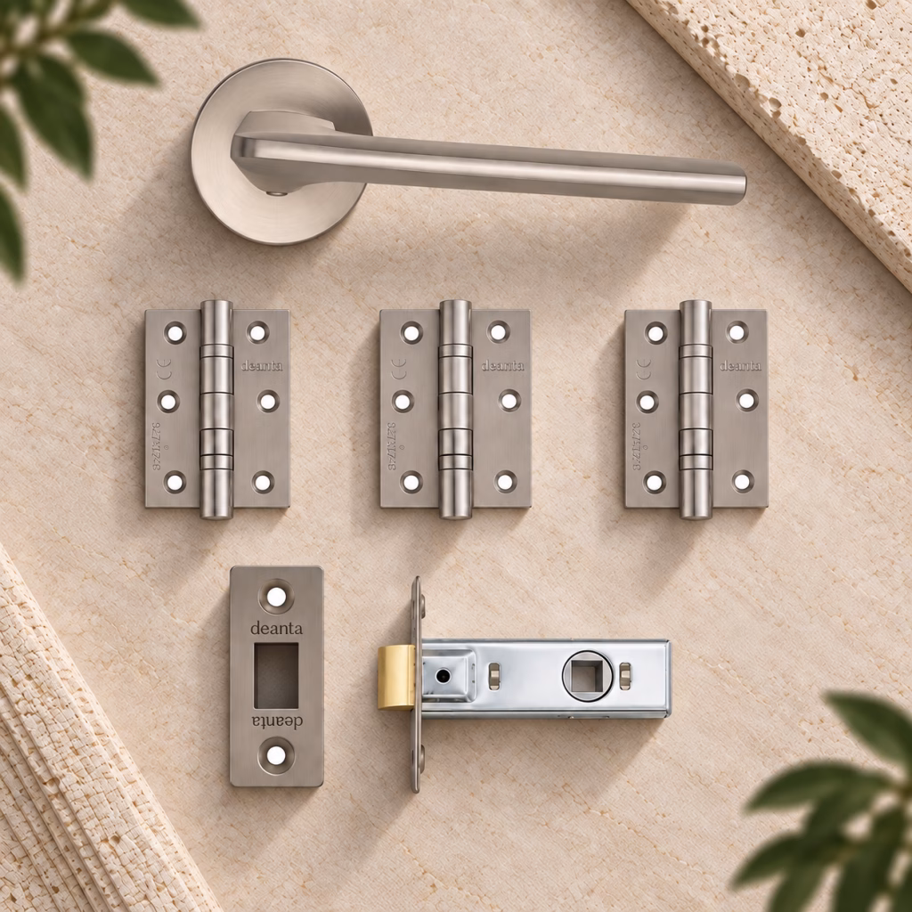 Deanta Ithaca Satin Nickel Handle Pack