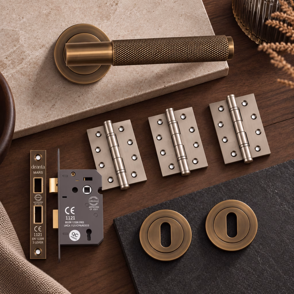 Deanta Sparta Dark Rose Gold Privacy Handle Pack
